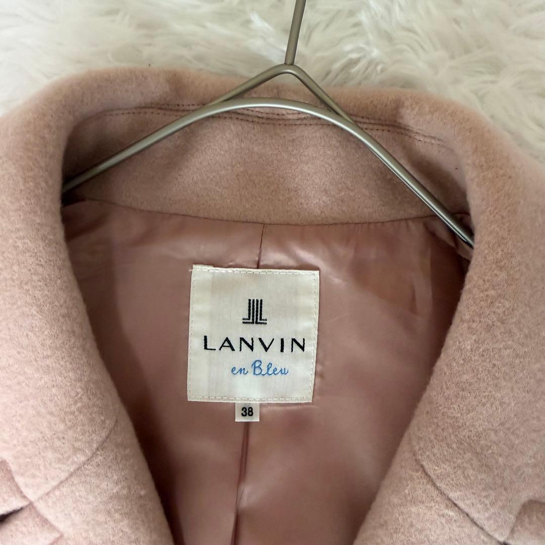 LANVIN en Bleu ランバンオンブルー　ビッグカラーチェスターコート