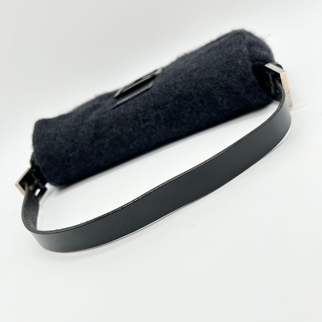 極美品 90s FENDI マンマバケット 編み込み ウール カシミヤ ニット