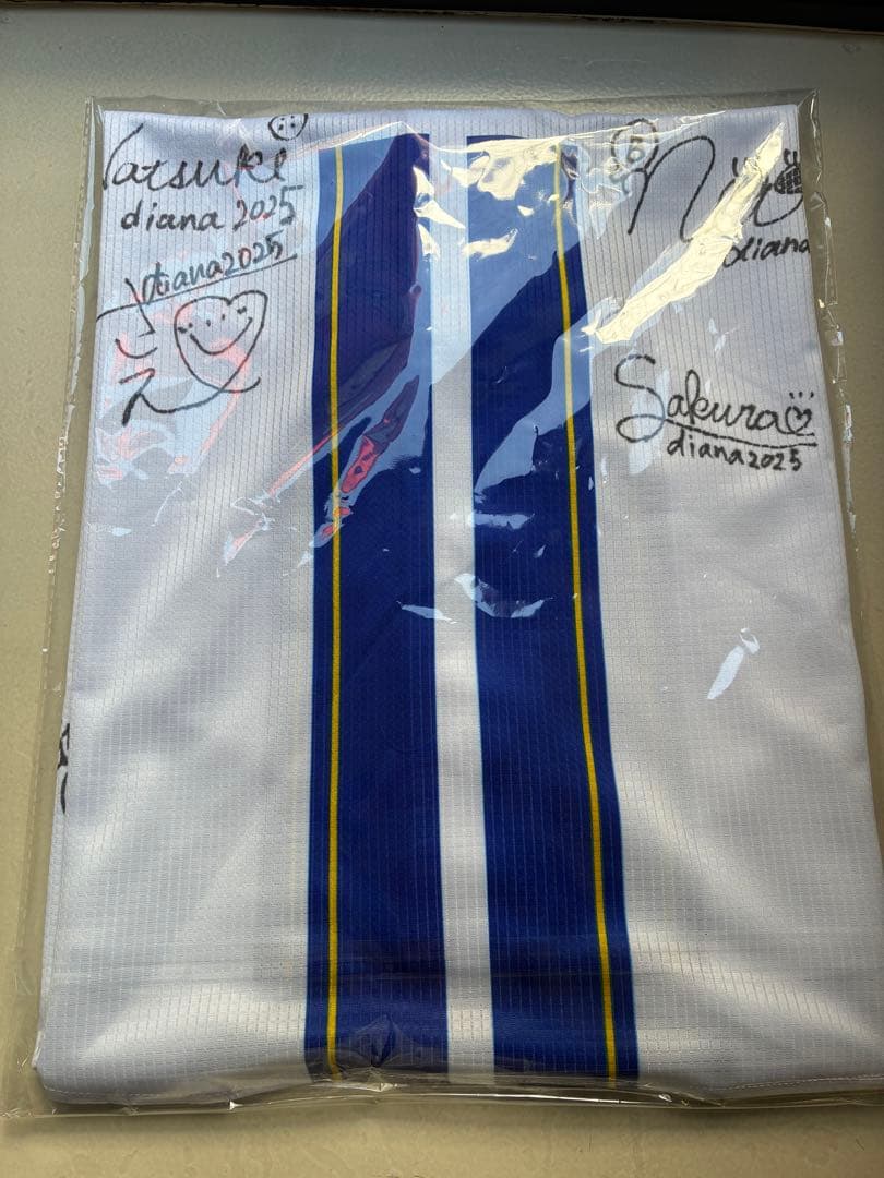 diana 直筆サインユニフォーム 2025 横浜DeNAベイスターズ L - メルカリ