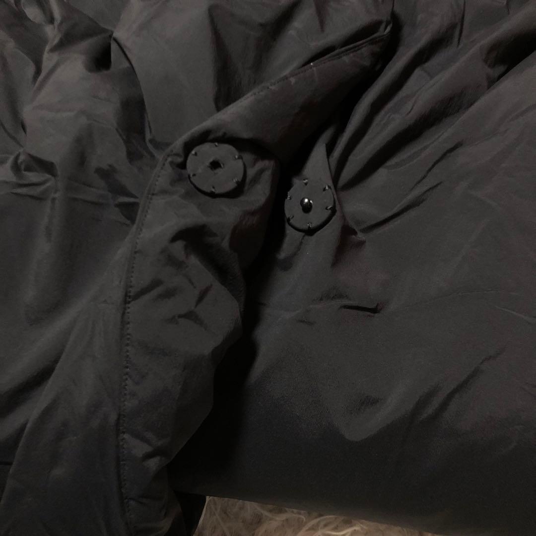 美品　エリオポール　ダウンロングコート　チェスター　ベルト　ブラック