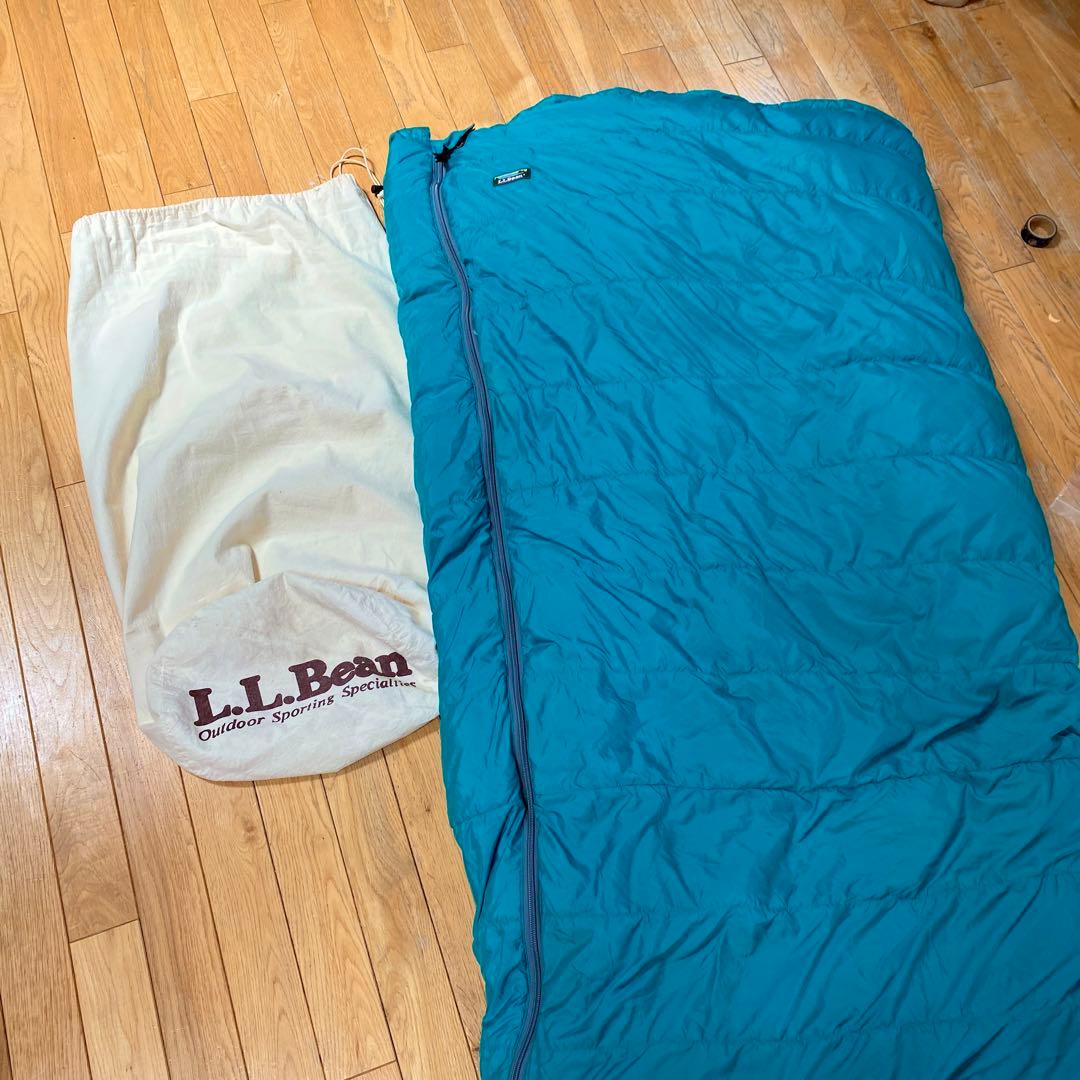LLBean ダウン シュラフ 布団　グースダウン 946g 美品 ロング