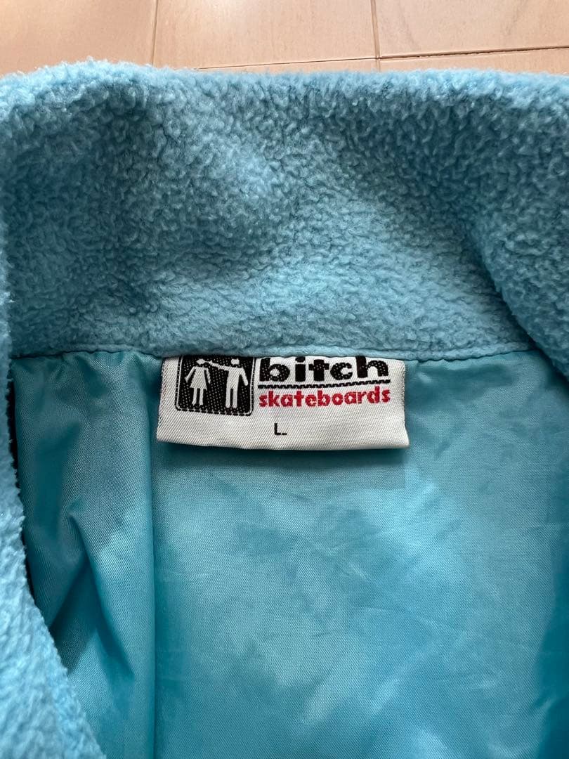 ビッチ 90年代 bitch skateboards フリースジャケット - メルカリ