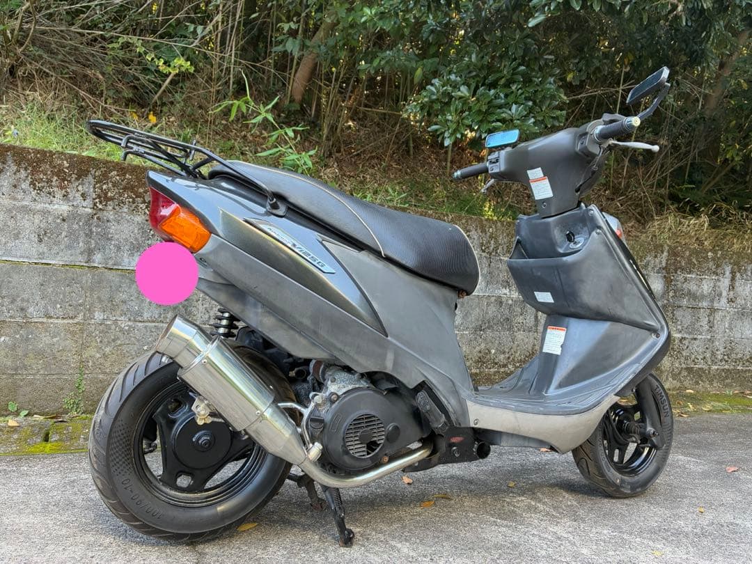 アドレスV125G カスタム 整備車 キジマ デビルアイ ケツ上げ 全国配送