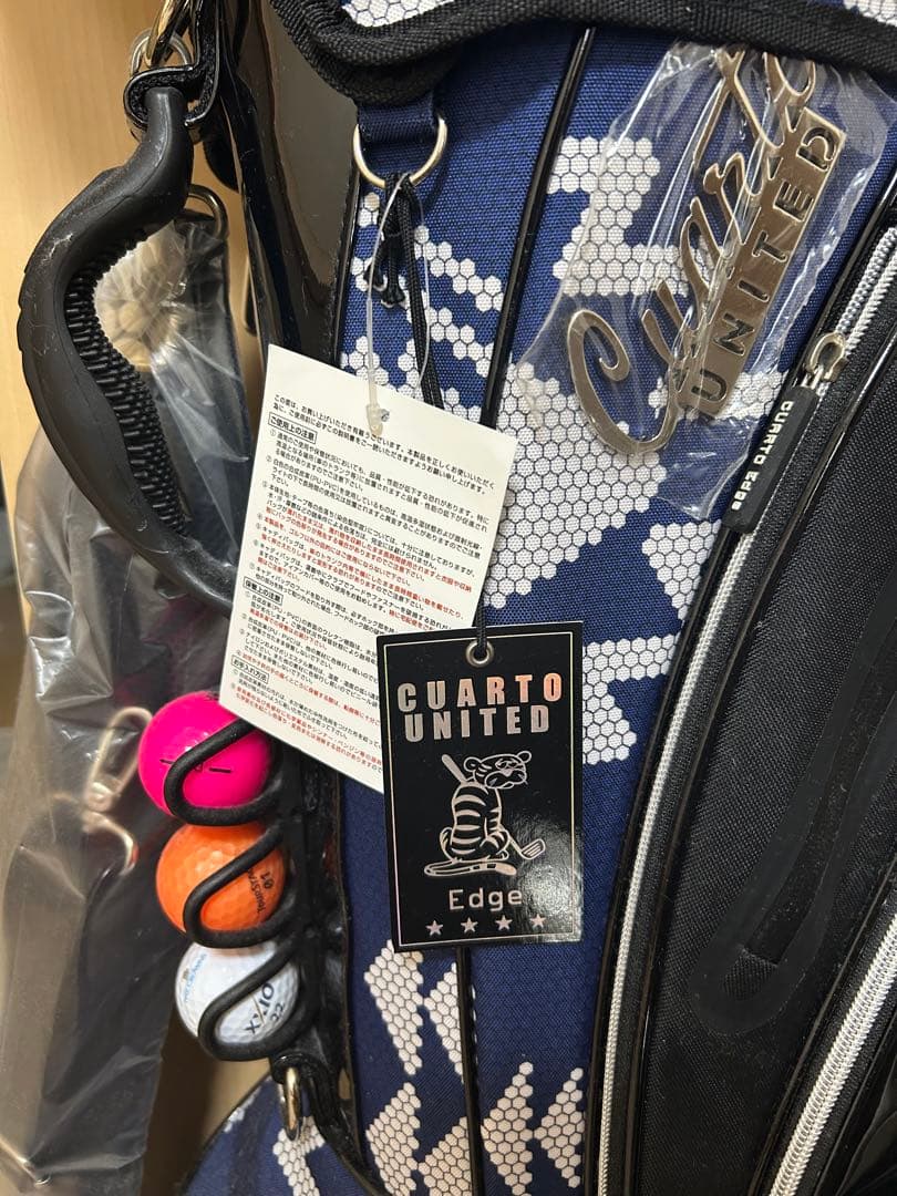 ✴︎未使用✴︎CUARTO UNITED スタンド式ゴルフバッグ