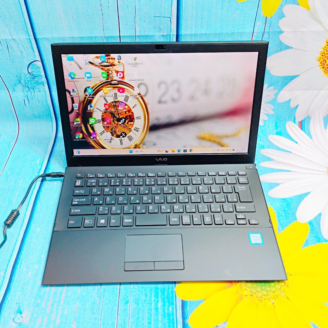 美品VAIO！極薄軽量✨快適SSD✨Windows11✨すぐ使えるノートパソコン