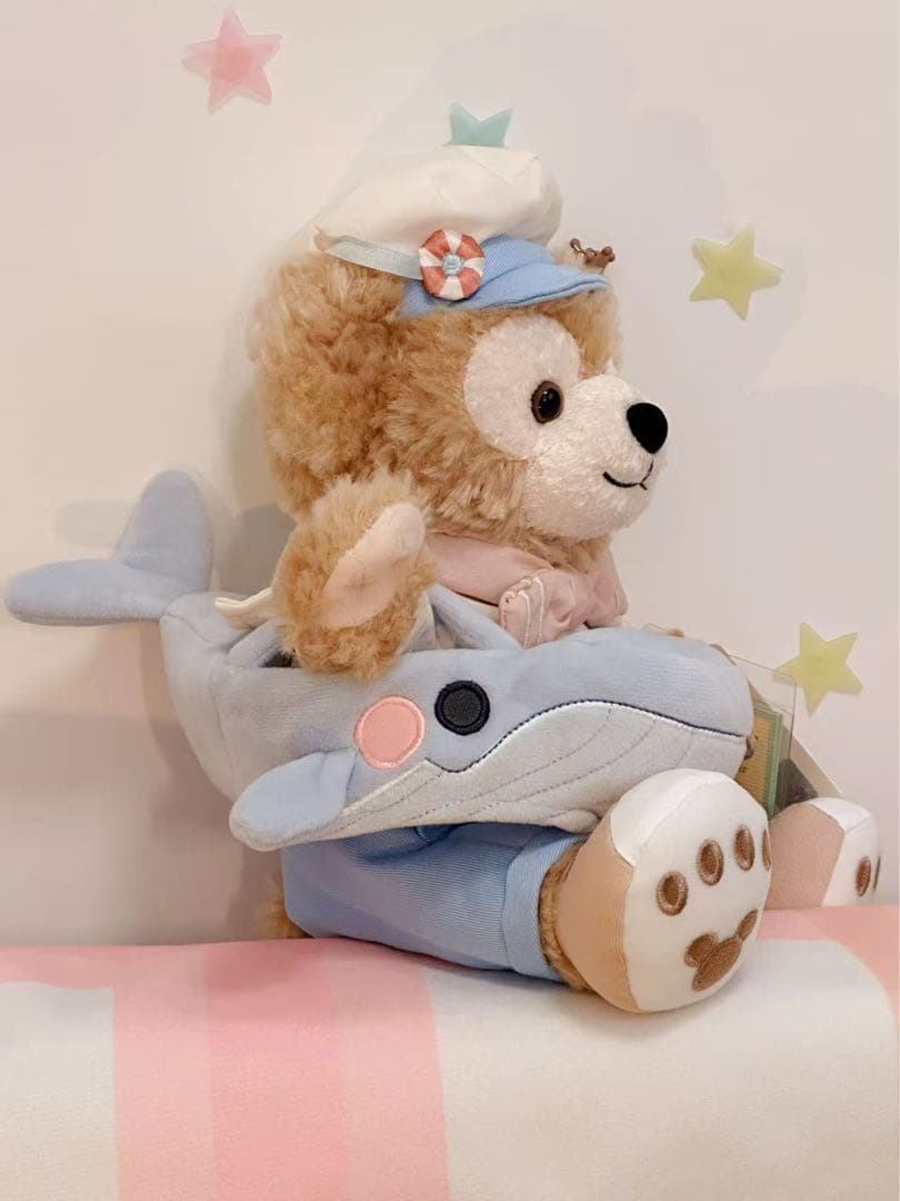 お顔厳選】新作 上海ディズニー サマーシリーズ ダッフィーぬいぐるみ