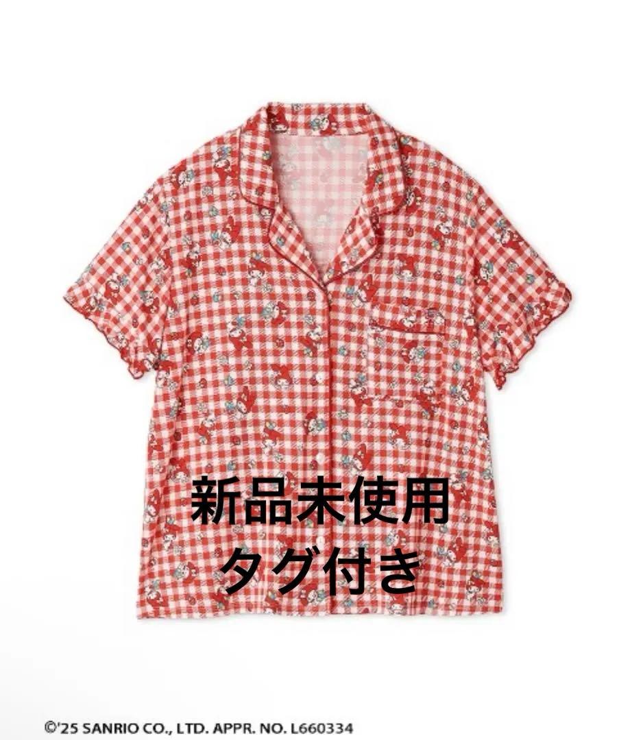 snidel  【MY MELODY】【接触冷感】総柄開襟シャツ