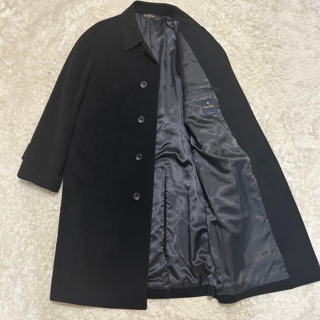 近年モデル✨極美品✨ブルックスブラザーズ　バルカラーコート カシミヤ混　40