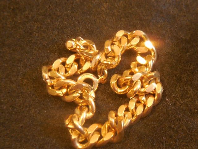 遺品整理品 喜平型 ゴールド チェーン ブレスレット - メルカリ