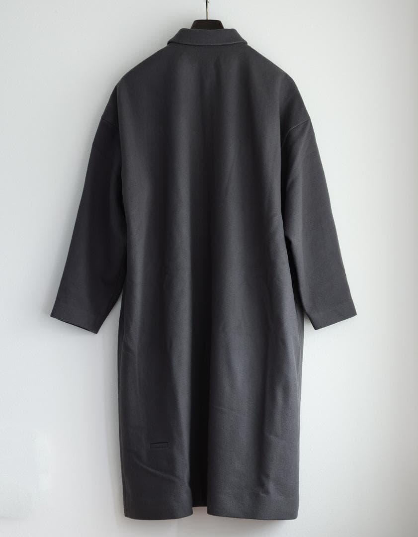 【冬向けメルトン素材】 ドゥルカマラ ステンカラー オーバーサイズコート 1
