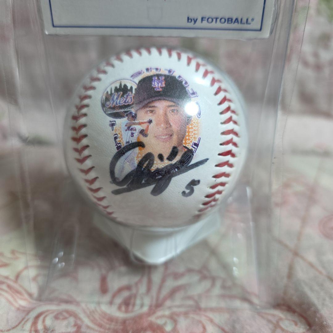 MLB ニューヨーク・メッツ サインボール　新庄剛志