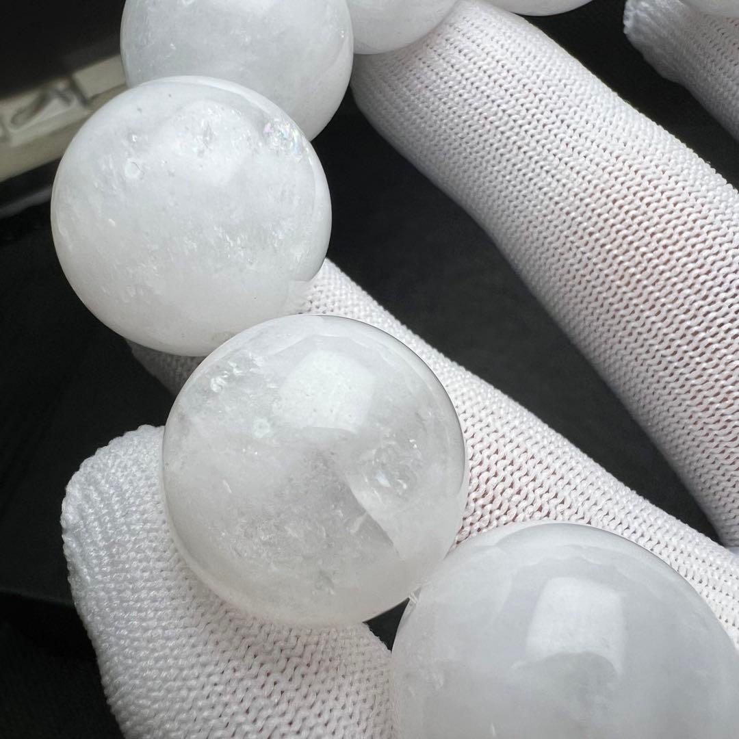 【77151】 超大玉 ホワイトガーデンクォーツ 20.8mm ブレスレット