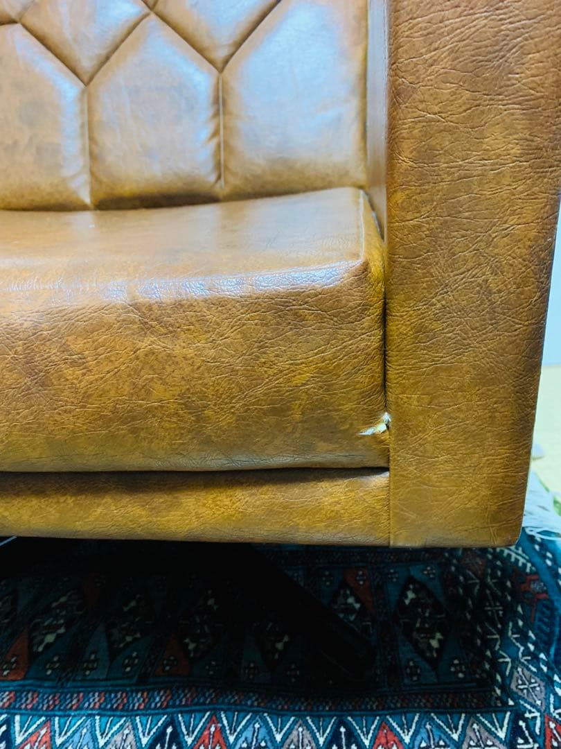 【1/15で終了】ビンテージデザイン アメリカ セレクトショップ1人掛けソファ