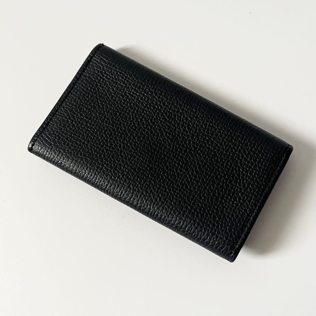 ロエベ　6連キーケース　アナグラム　レザー　黒　ブラック　ユニセックス