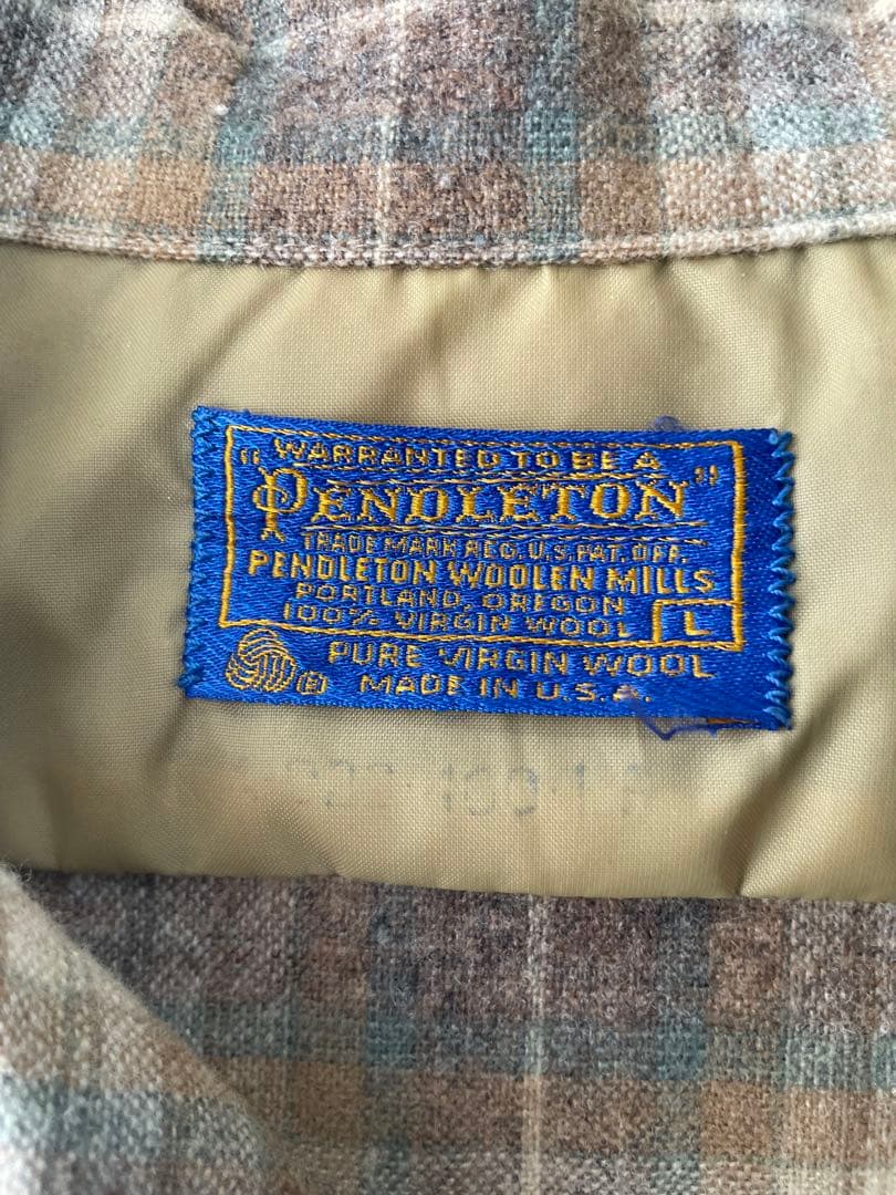 あ*あ様 70s PENDLETON wool board shirt