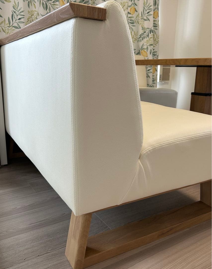 マロン⭐︎ソファダイニングテーブル　4点セットで12万円→11万円①テーブル