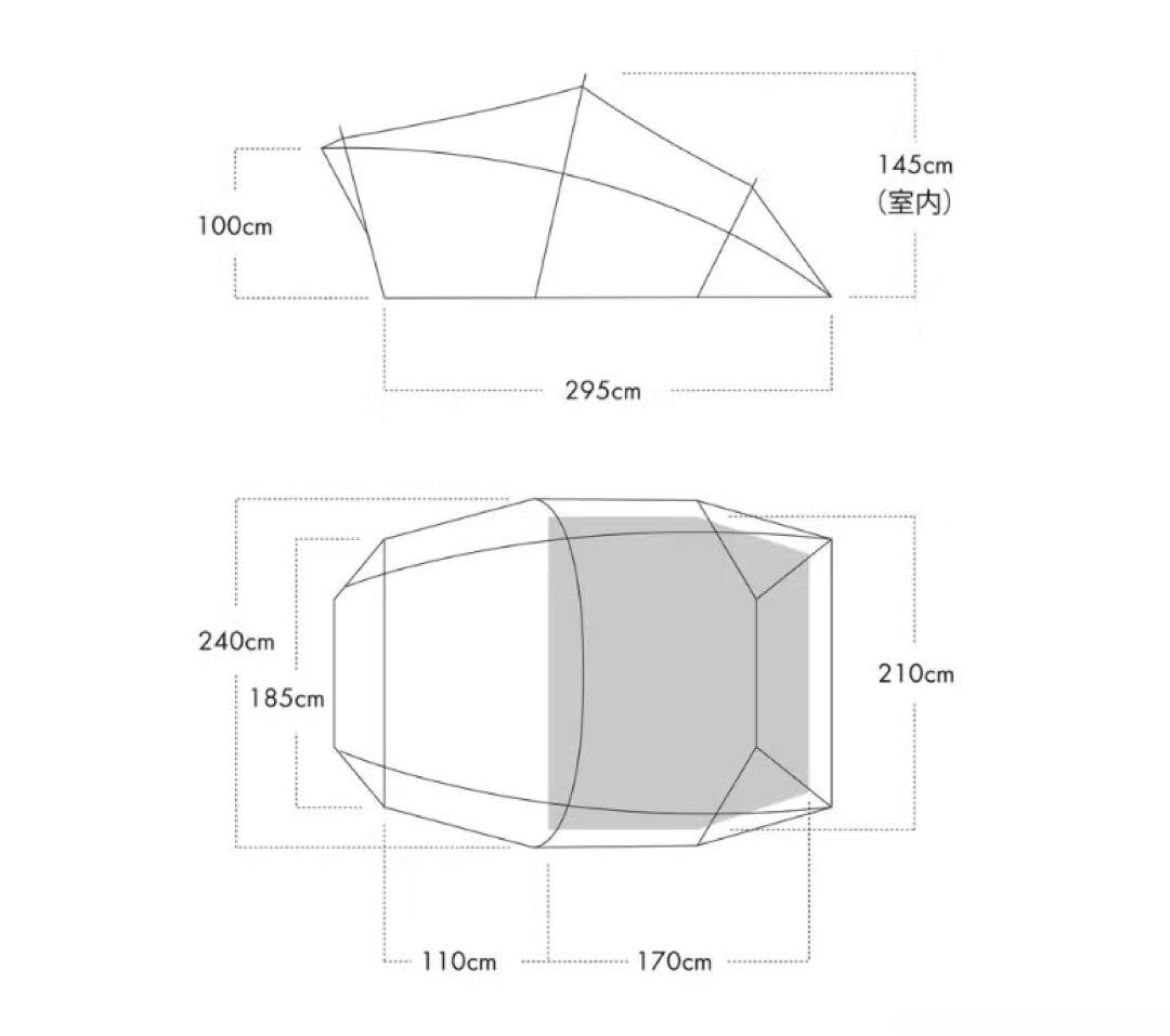即発送可　新品未使用UKA（ウカ）ZANE ARTS ゼインアーツ ソロテント