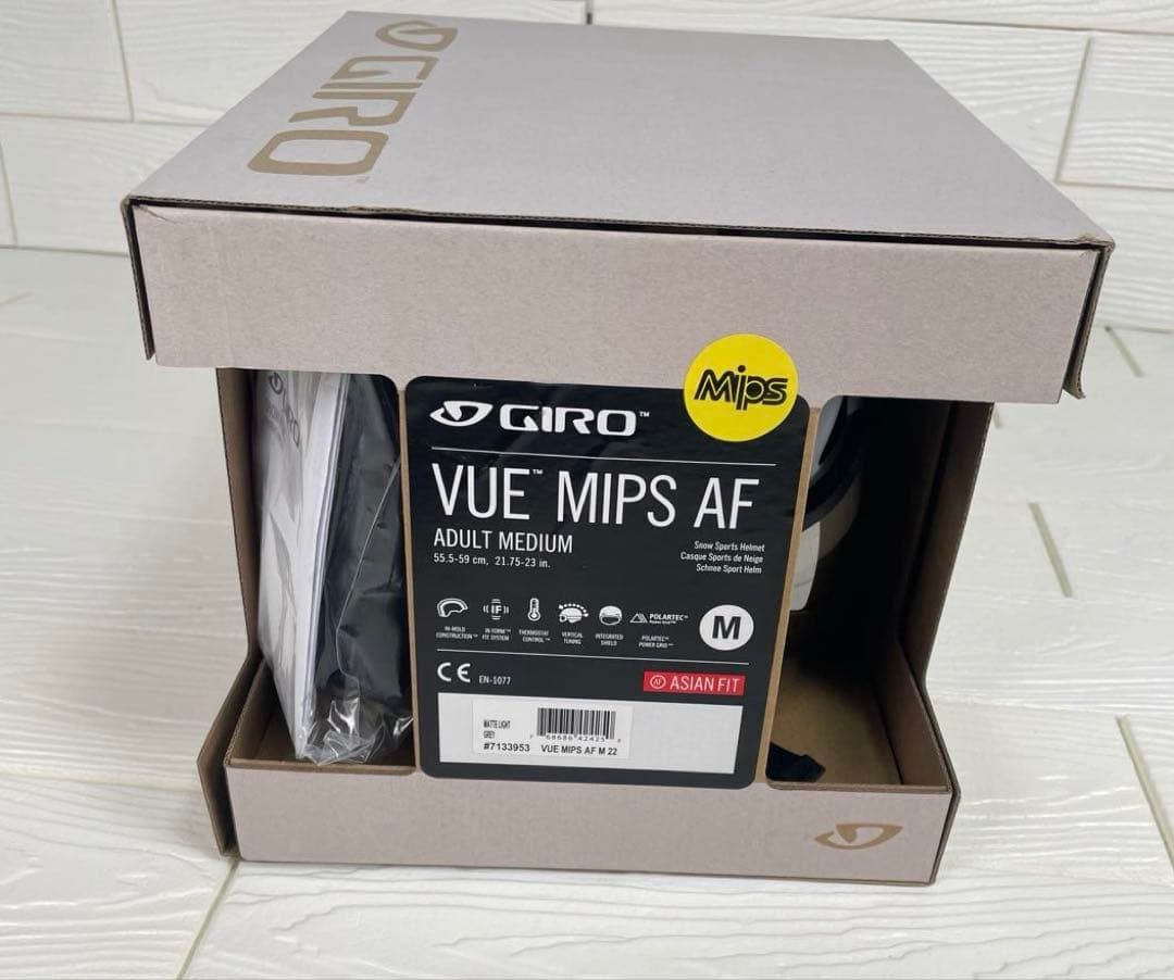 【美品】ジロ GIRO スノボーヘルメット VUE MIPS AF バイザー付き