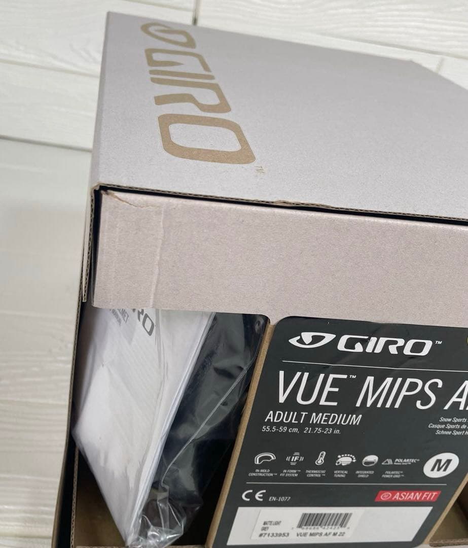 【美品】ジロ GIRO スノボーヘルメット VUE MIPS AF バイザー付き