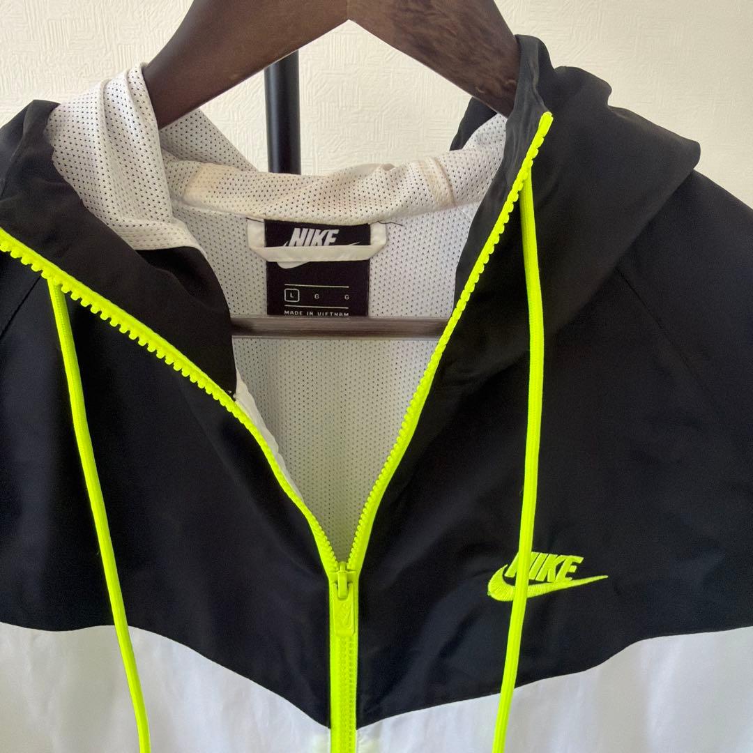 NIKE ナイキ ウィンドランナー フーディ ジャケット 103 WHITE L