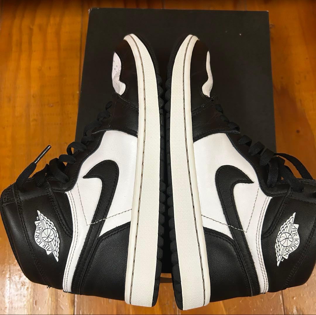 シューズ(男性用) Nike Air Jordan 1 High Golf \"Panda\"
