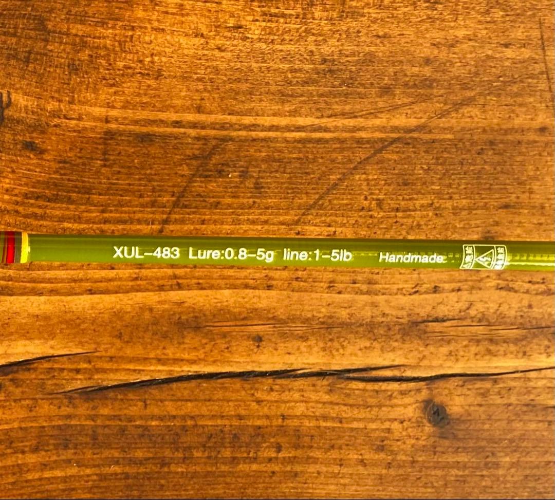 トラウトロッド　パックロッド　ブランクス　グラスロッド　渓流釣り　モスグリーン