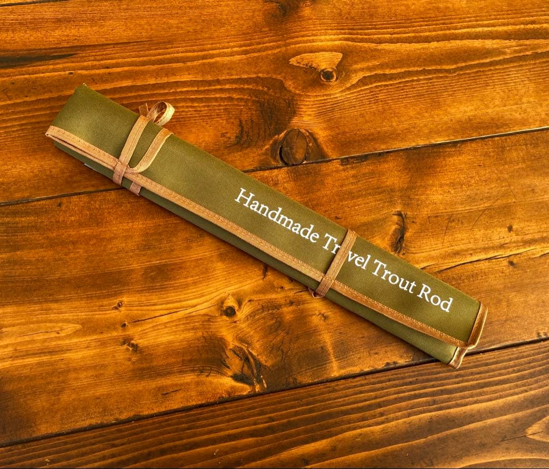 トラウトロッド　パックロッド　ブランクス　グラスロッド　渓流釣り　モスグリーン
