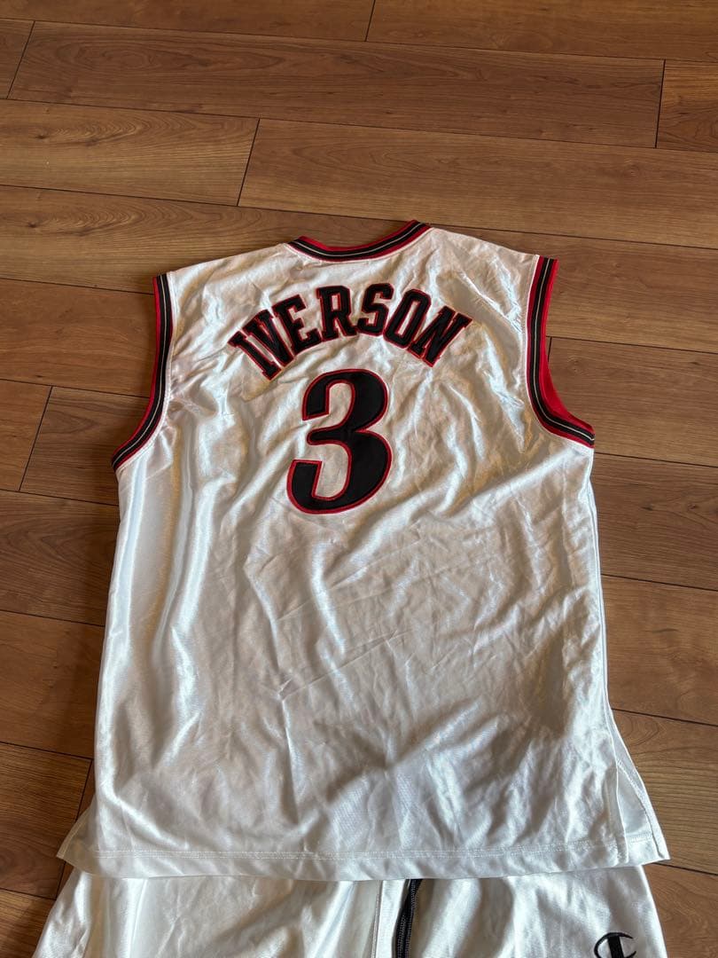 値下げ NBA アインバーソン ユニホーム 76ers セットアッ