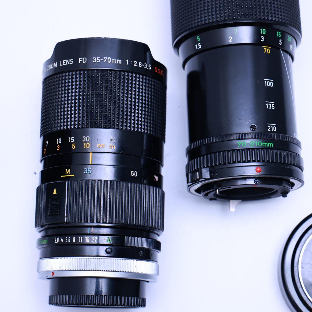 レンズ(ズーム) Canon NEW FD 28-50mm F3.5 35-70mmf2.8-