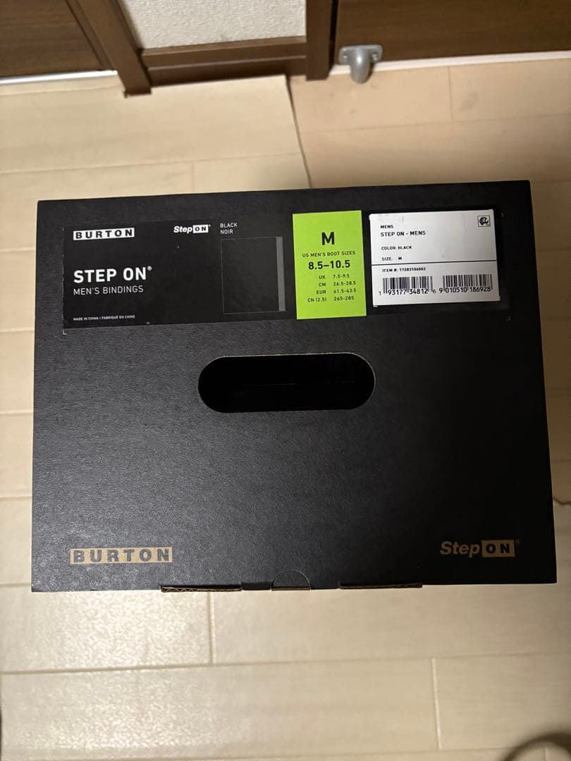 Burton バートン STEPON ステップオン Mサイズ 黒 箱付