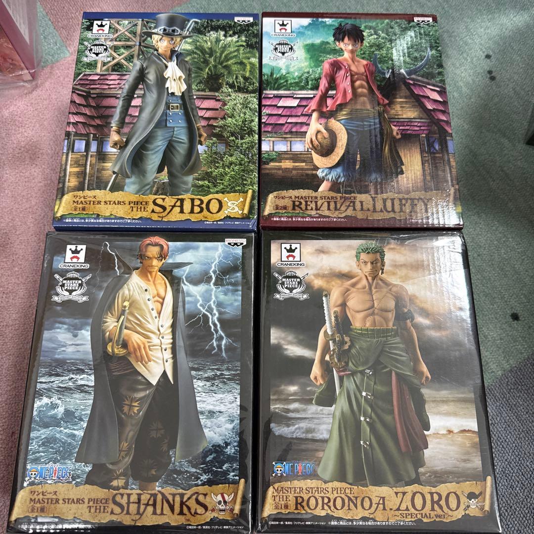 ワンピース フィギュア 4体セット マスタースターズピース - メルカリ