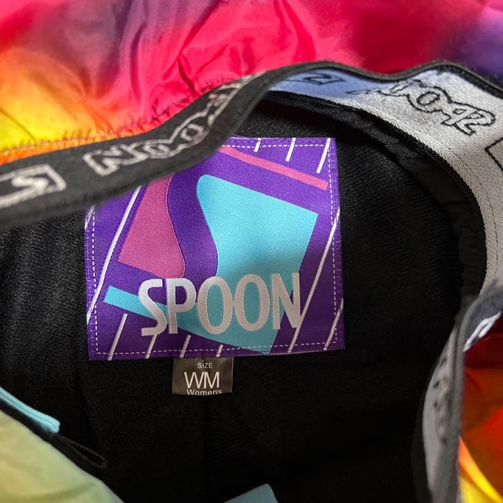 Mサイズ【SPOON】スノーボードパンツ 水色