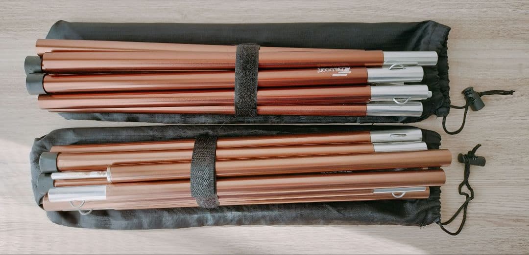 オリガミタープ　FIELDOORポール4本