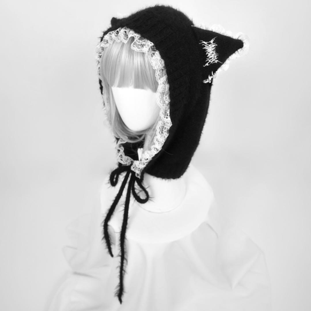 DimMoire ディムモアール Evil Catフード 帽子 黒猫 猫耳 - メルカリ