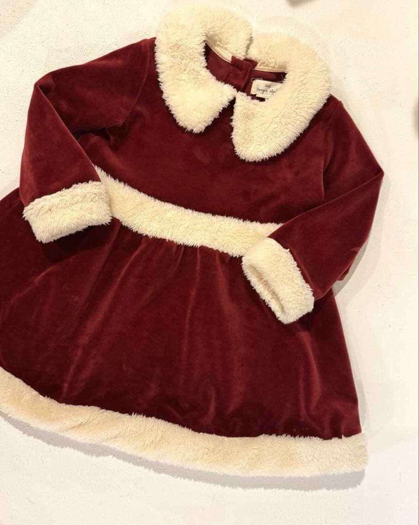 Konges Sloejd （コンゲススロイド）サンタクロースワンピース3-4Y