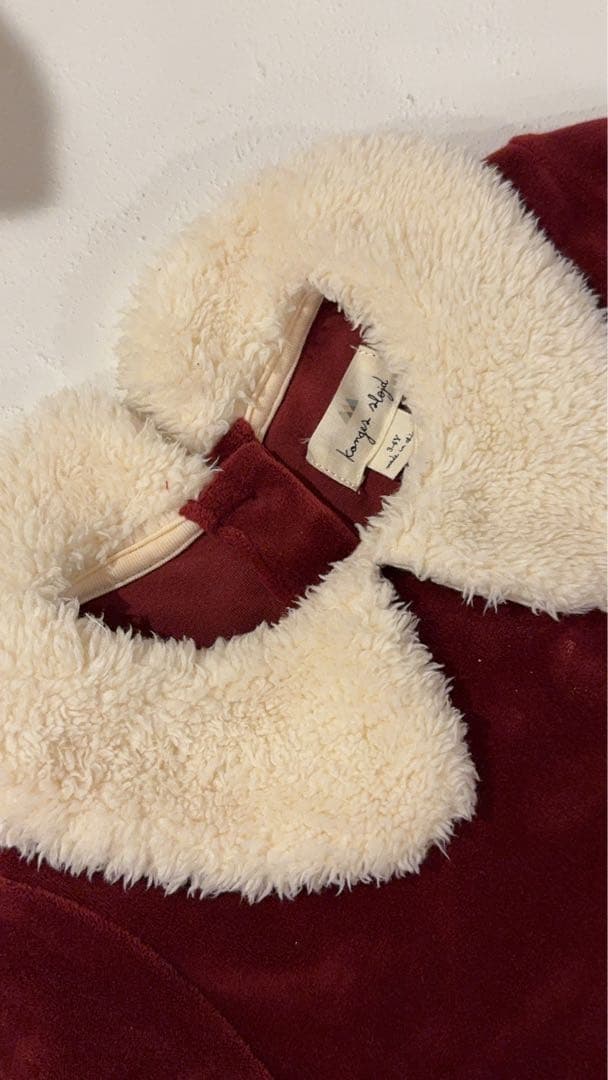 Konges Sloejd （コンゲススロイド）サンタクロースワンピース3-4Y