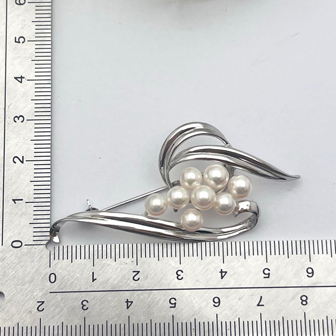 ☆美品☆ミキモト パール シルバー ブローチ 皇室御用達ブランド