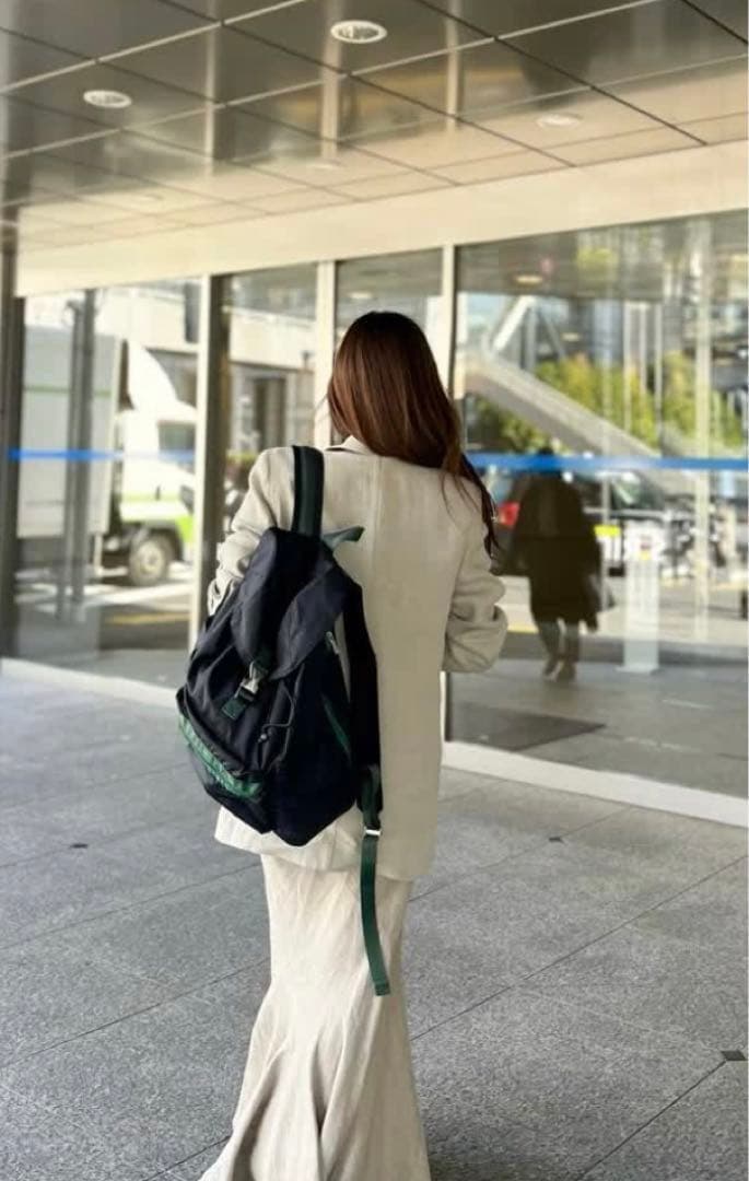 美品 レスポートサック×神崎恵 リュック バックパック　ネイビー