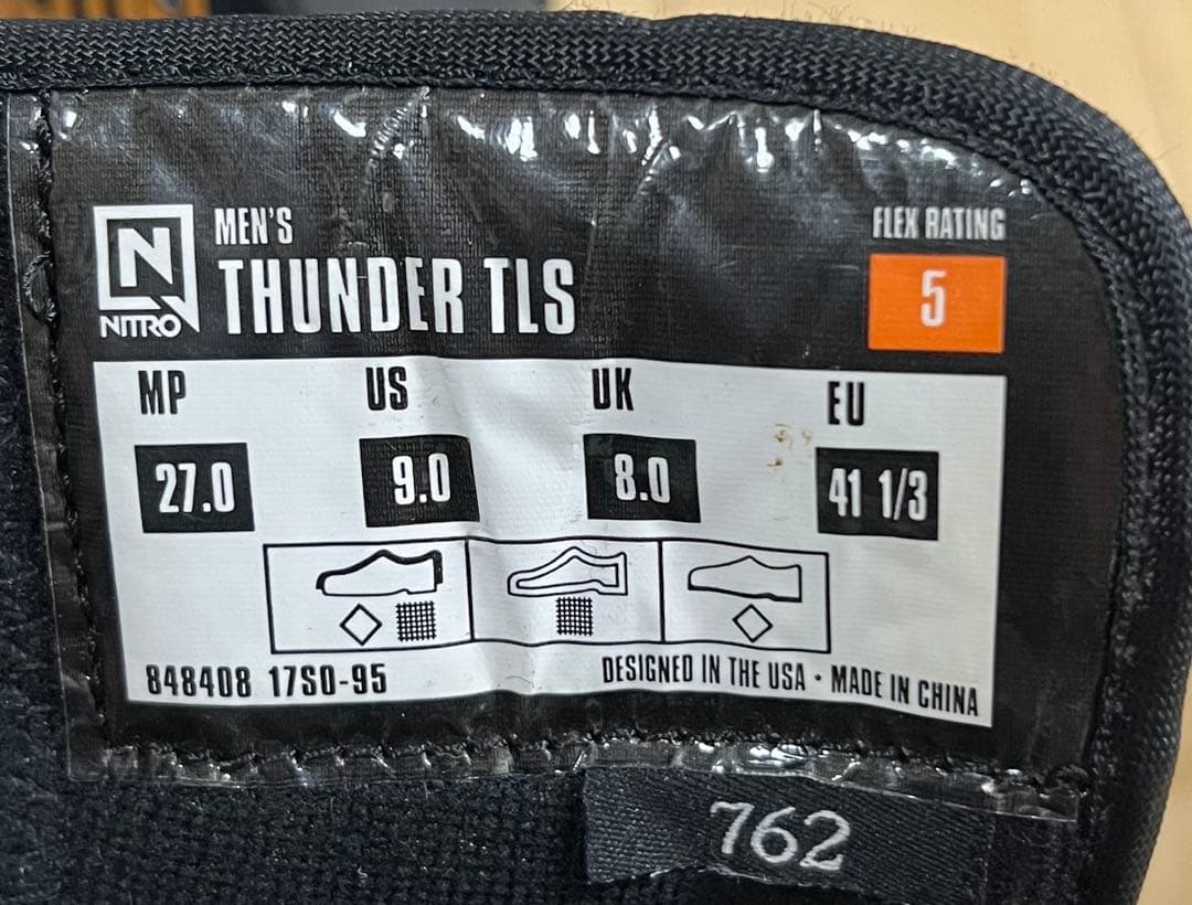 【美品_即日発送】NITRO THUNDER TLS サンダー 27.0cm