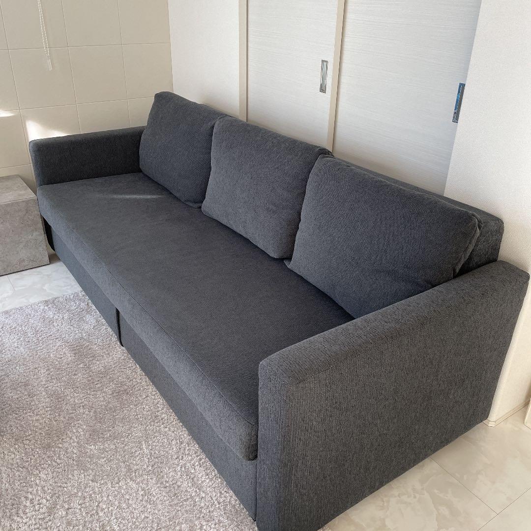 IKEA☆ソファーベッド☆フリーヘーテン☆グレー