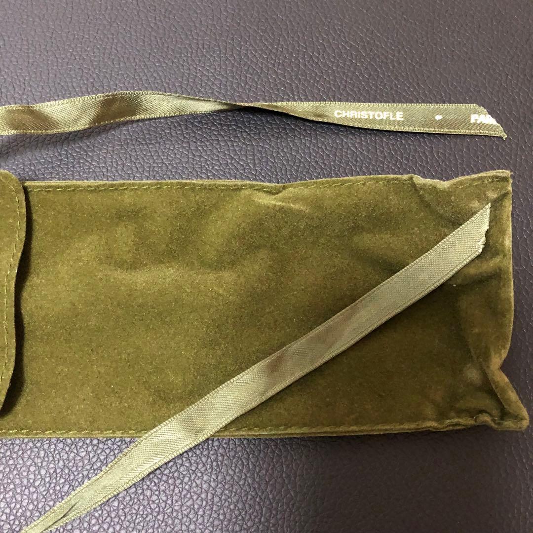 希少未開封クリストフルアリアゴールドリングサラダサービングフォーク