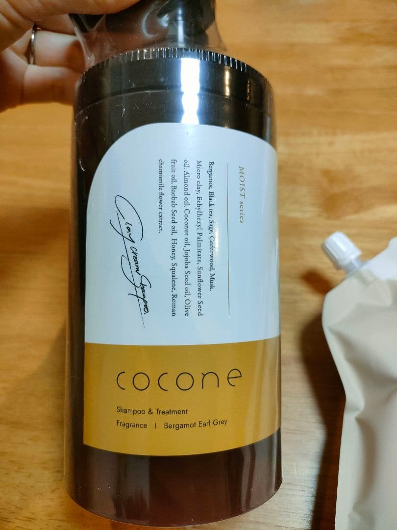 【新品未使用】cocone クレイクリームシャンプーモイスト 400g