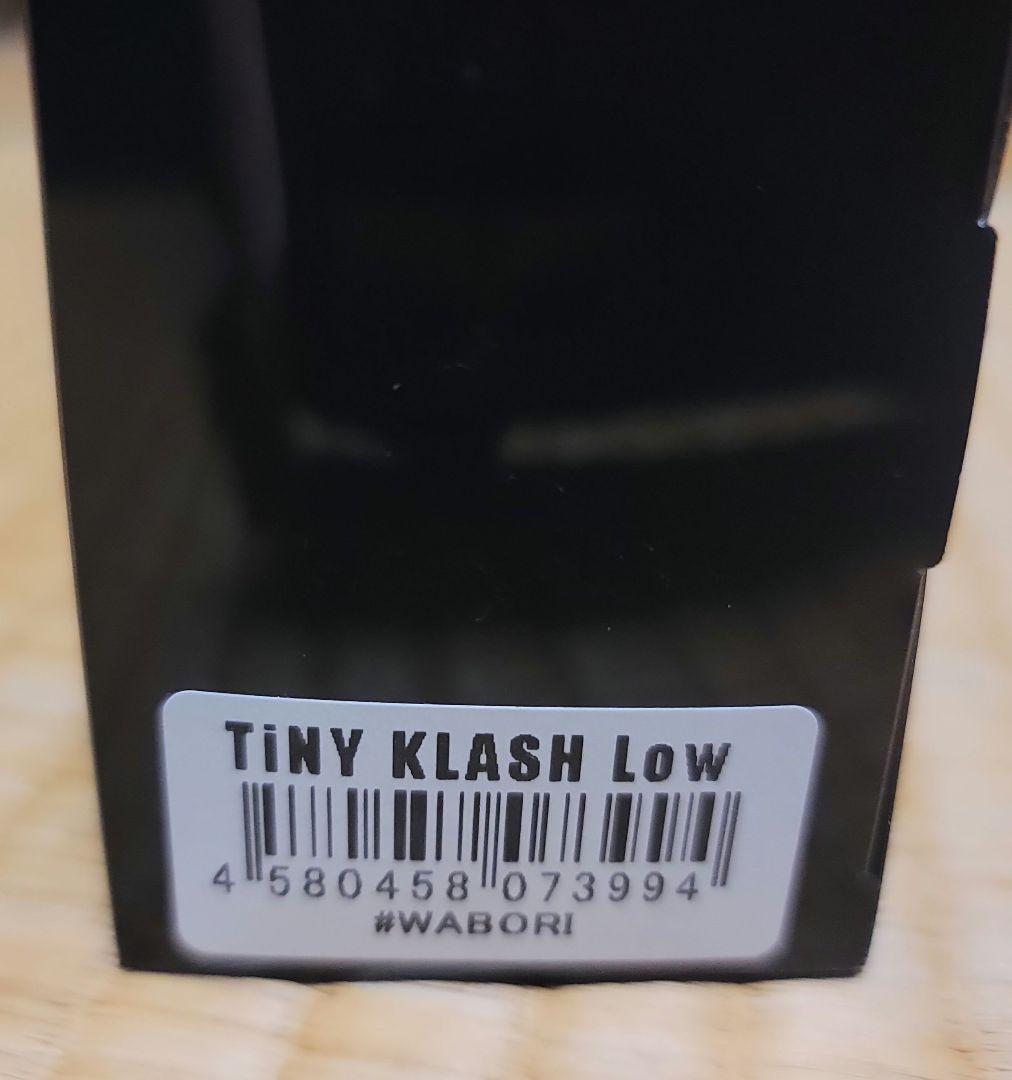 TINY KLASH Low 和彫り ステッカー入り完品