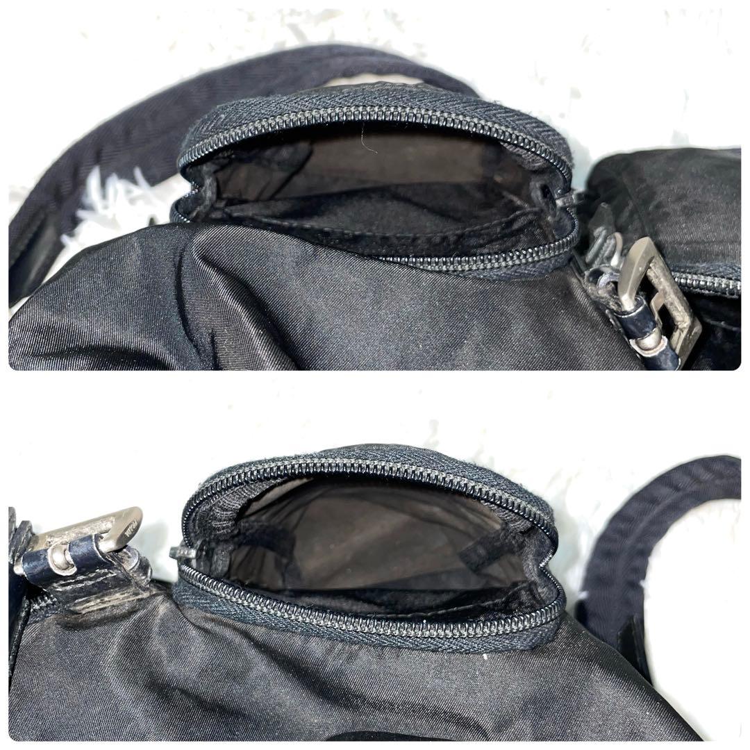 【美品】PRADA プラダ　リュック　バックパック　ナイロン　ブラック　黒