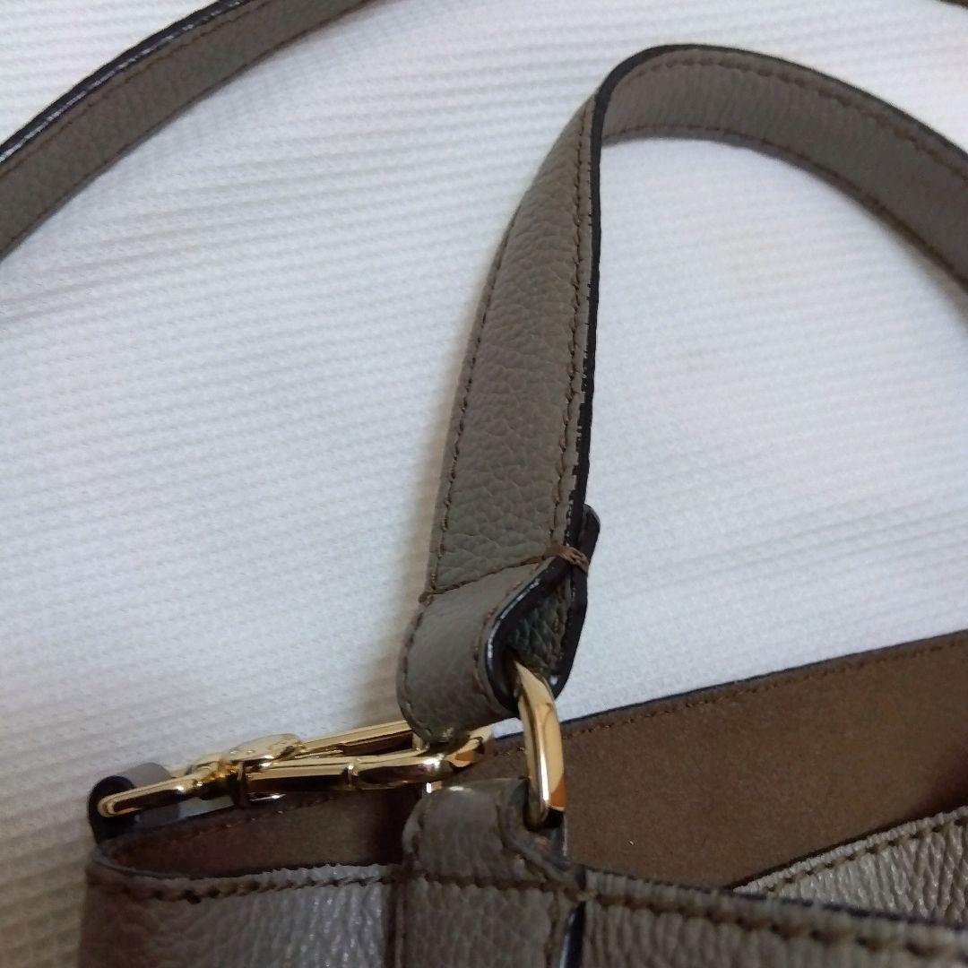 【極美品】FURLA コスタンザ 巾着 ショルダーバッグ グレージュ2WAY