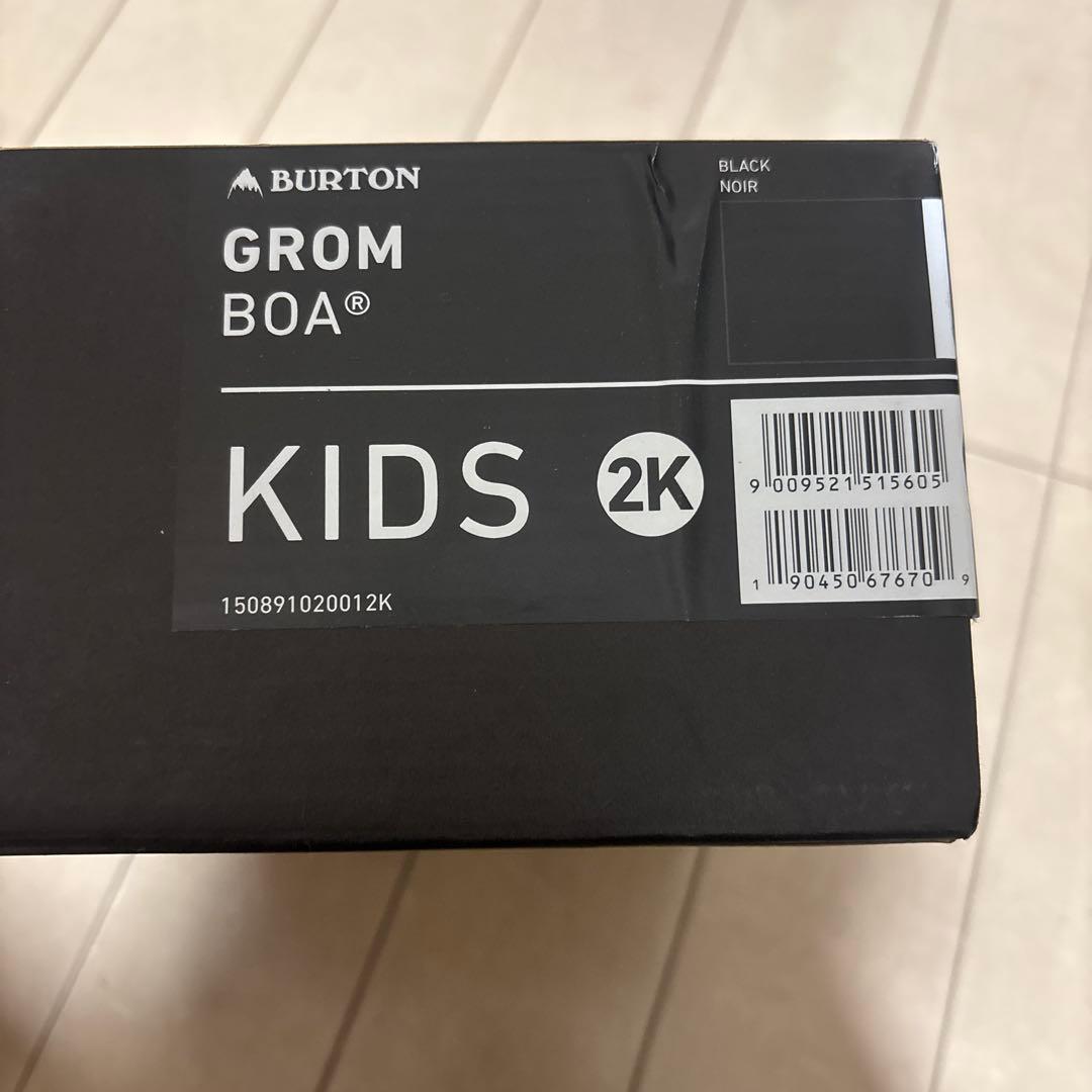 Burton GROM BOA 2K 子供用スノーボードブーツ　20.5センチ