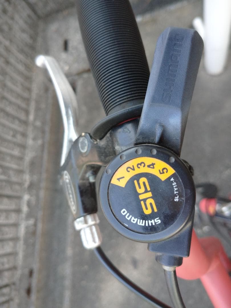 シャア専用ザク 折りたたみ自転車 シマノ製5段変速