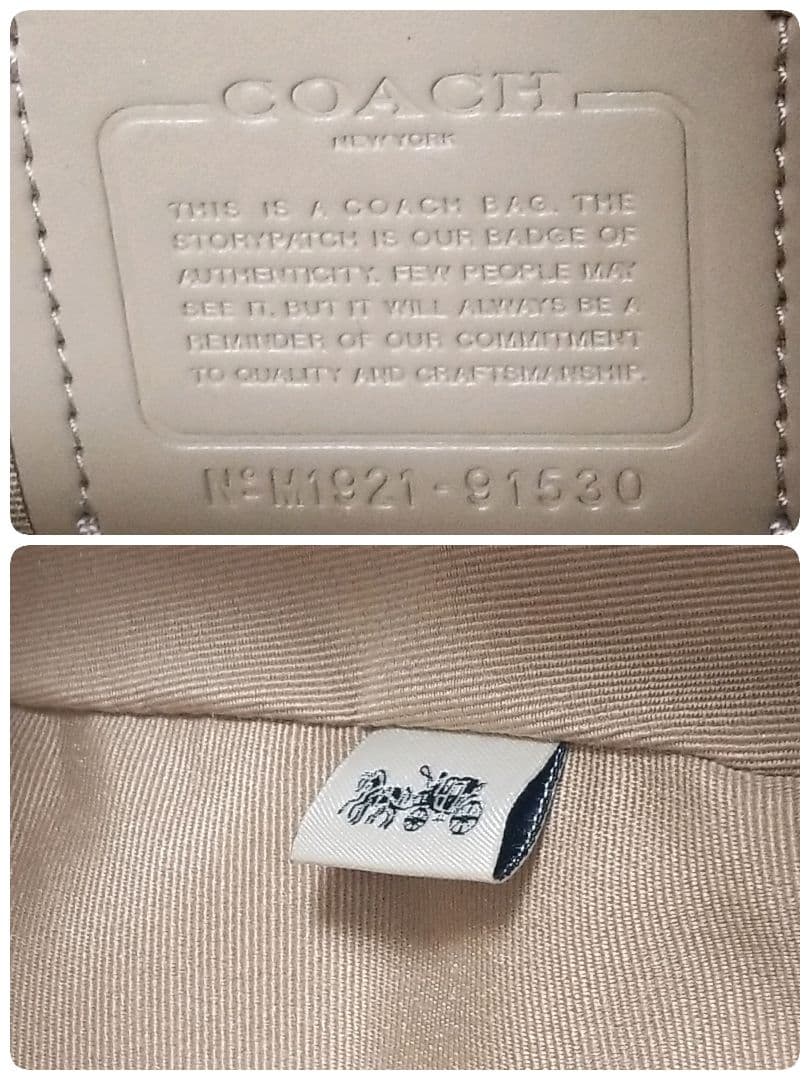 【極美品】コーチ　COACH　花柄　リュック プリント PVC レザー