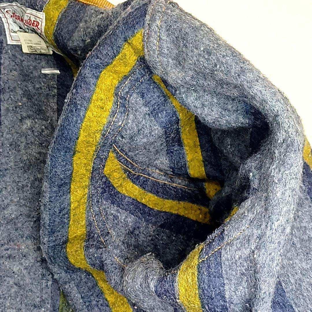 70s80s★USA製　Lee STORM RIDER　縦縞　デニムジャケット