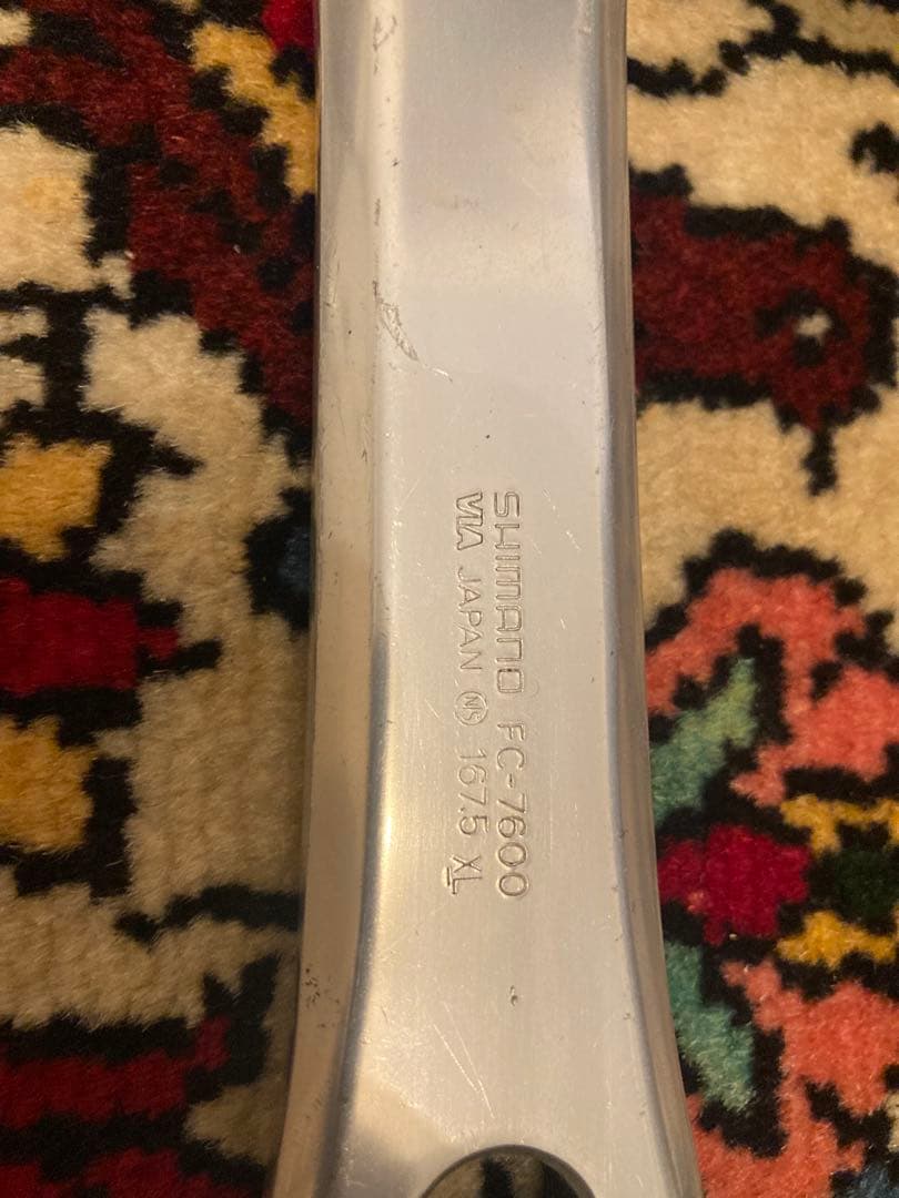 GNZLS 様用　シマノ　デュラエース　FC-7600クランク 167.5